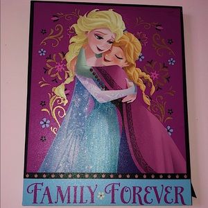 Frozen Picture Frame with Elsa & Anna